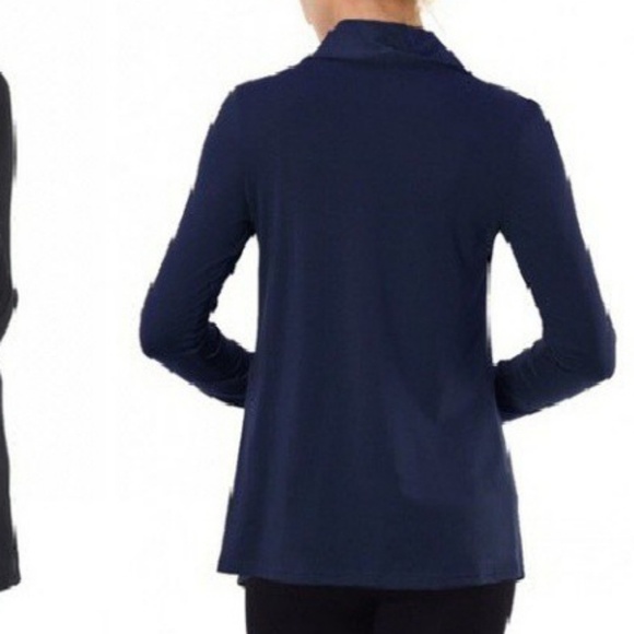 Navy perfect soft rayon cardigan - Picture 2 of 6